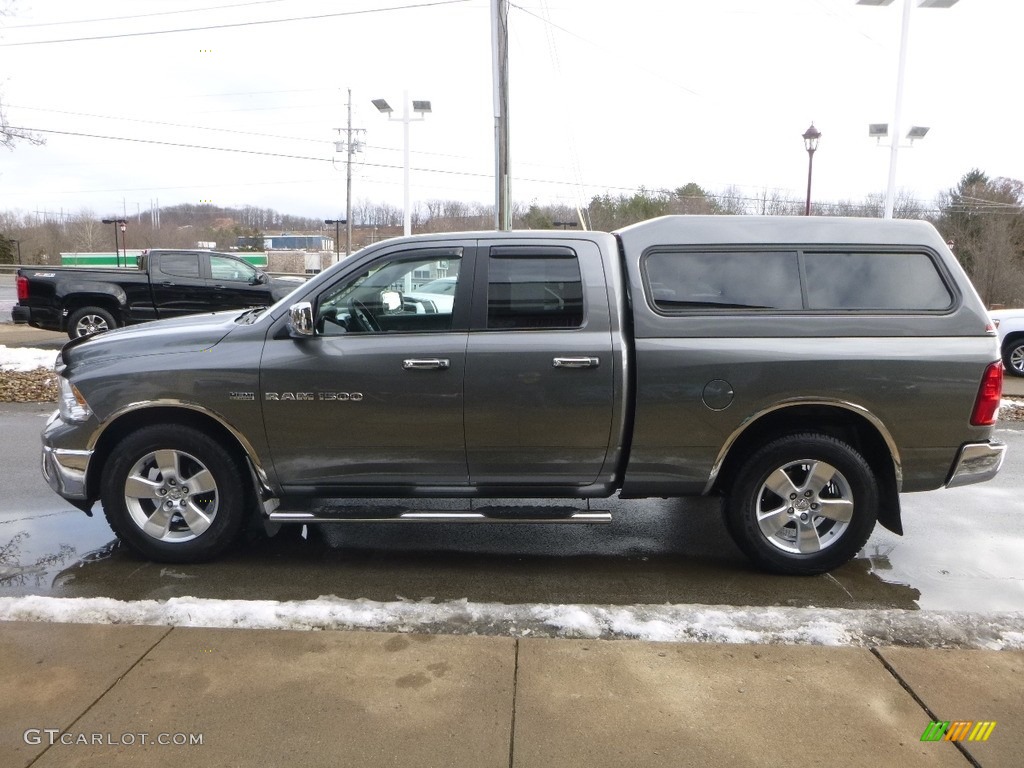 2012 Ram 1500 SLT Quad Cab 4x4 - Mineral Gray Metallic / Dark Slate Gray/Medium Graystone photo #6