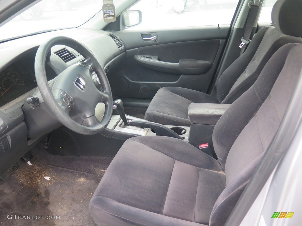 2003 Accord EX Sedan - Satin Silver Metallic / Gray photo #2