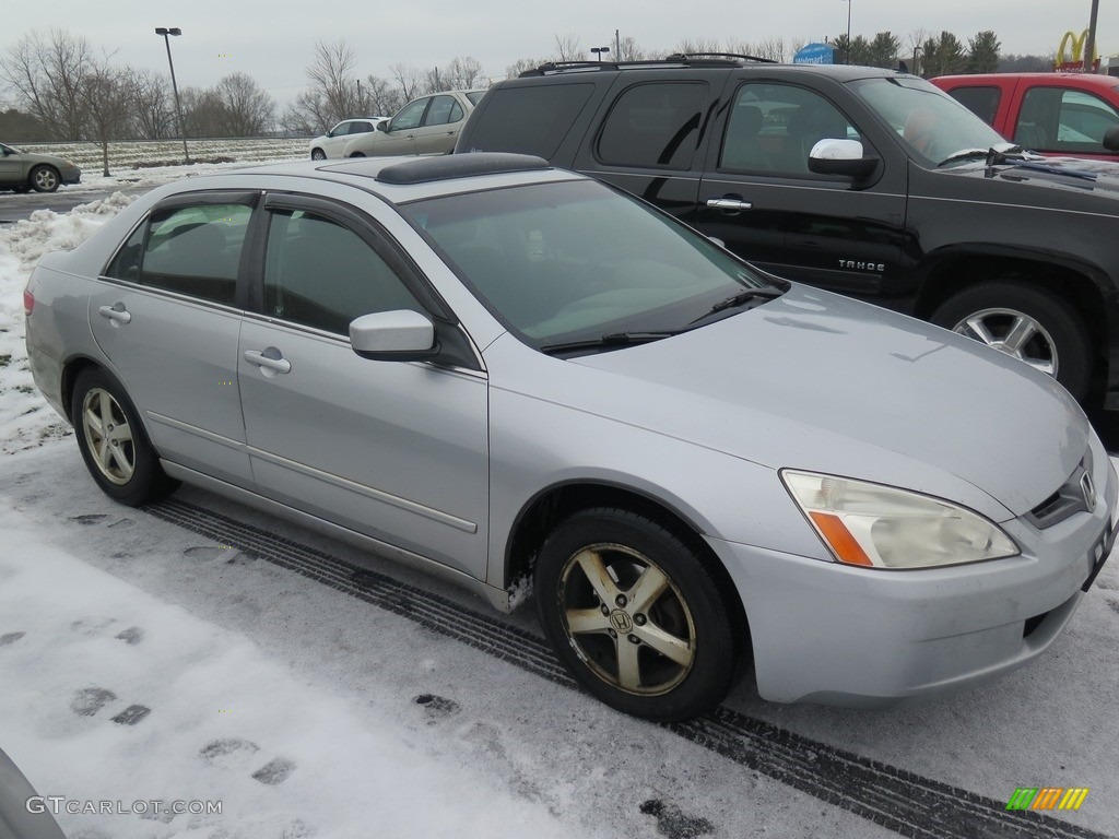 2003 Accord EX Sedan - Satin Silver Metallic / Gray photo #3