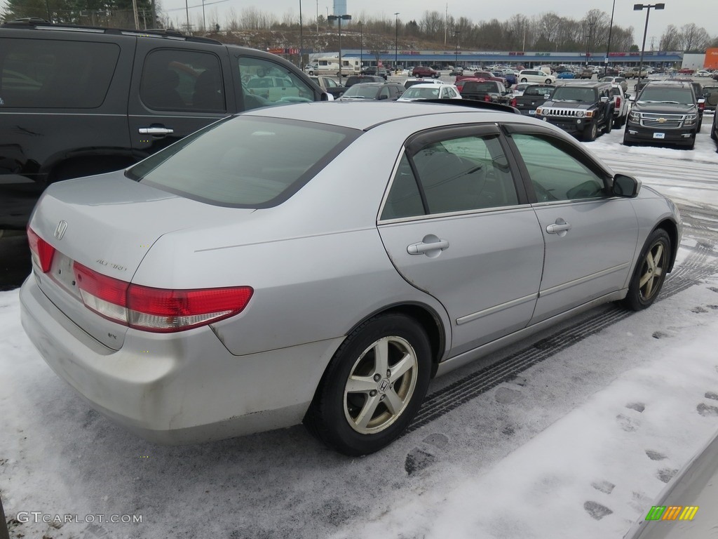2003 Accord EX Sedan - Satin Silver Metallic / Gray photo #8