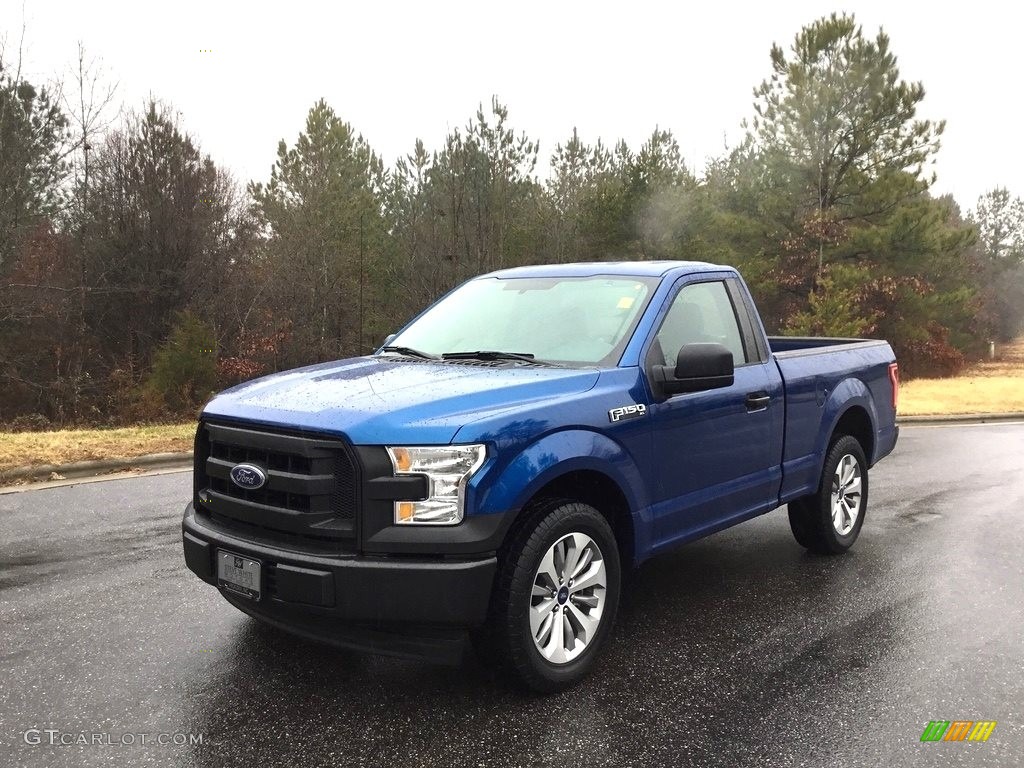 2017 F150 XL Regular Cab - Lightning Blue / Earth Gray photo #2