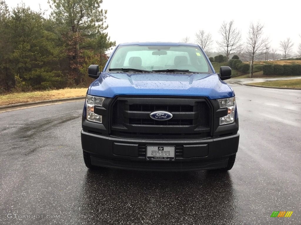2017 F150 XL Regular Cab - Lightning Blue / Earth Gray photo #3