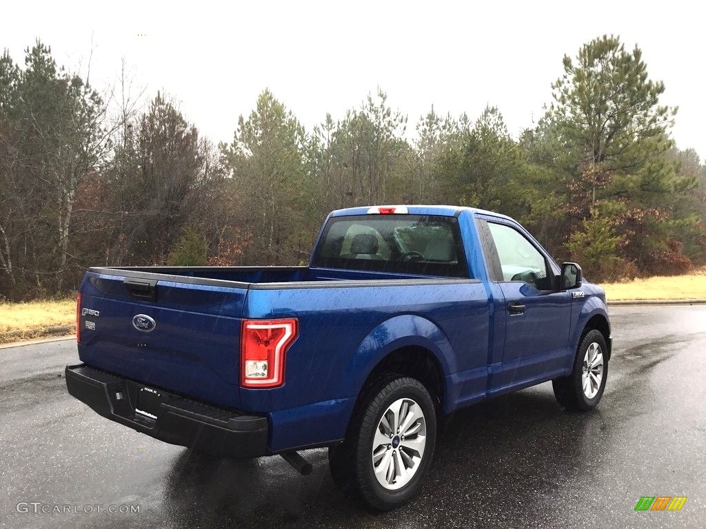 2017 F150 XL Regular Cab - Lightning Blue / Earth Gray photo #6