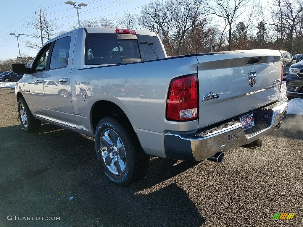 2018 1500 Big Horn Crew Cab 4x4 - Bright Silver Metallic / Black/Diesel Gray photo #4