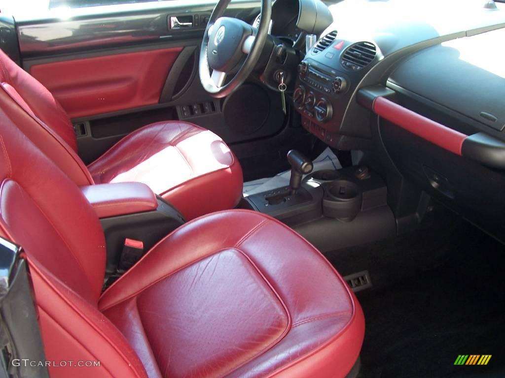 2005 New Beetle Dark Flint Edition Convertible - Dark Flint Metallic / Bordeaux Red photo #13