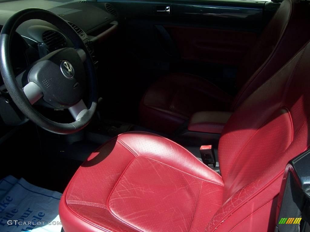 2005 New Beetle Dark Flint Edition Convertible - Dark Flint Metallic / Bordeaux Red photo #15