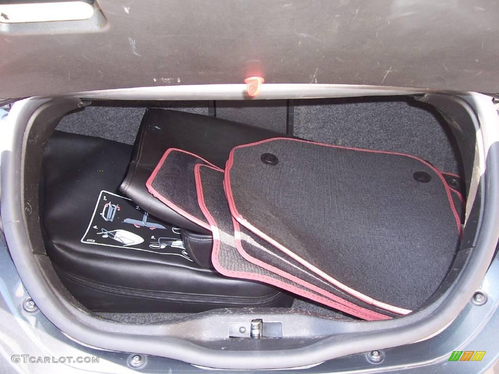 2005 New Beetle Dark Flint Edition Convertible - Dark Flint Metallic / Bordeaux Red photo #16
