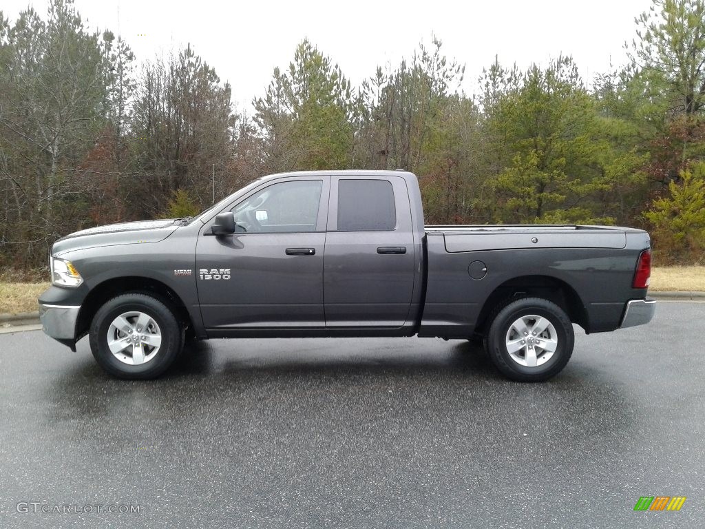 2018 1500 Express Quad Cab 4x4 - Granite Crystal Metallic / Black/Diesel Gray photo #2