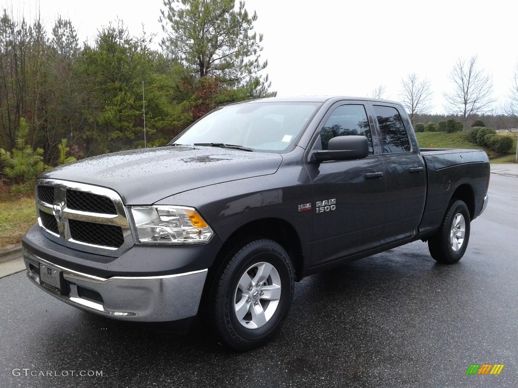 2018 1500 Express Quad Cab 4x4 - Granite Crystal Metallic / Black/Diesel Gray photo #3