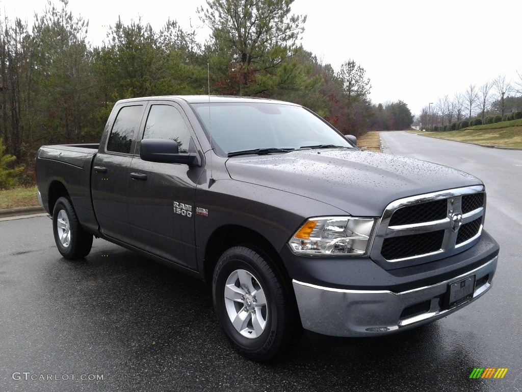 2018 1500 Express Quad Cab 4x4 - Granite Crystal Metallic / Black/Diesel Gray photo #5