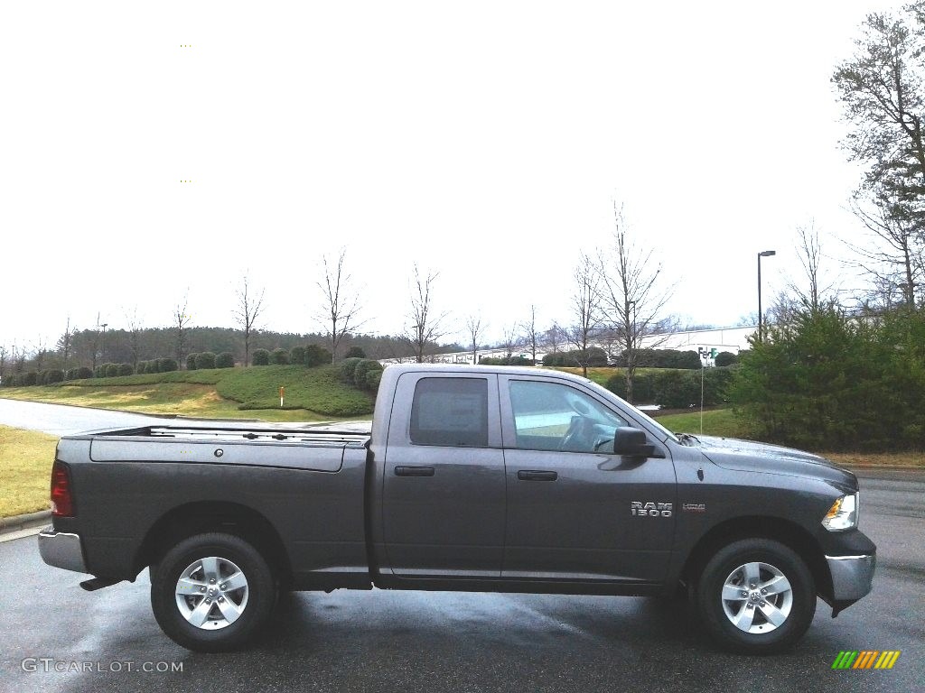 2018 1500 Express Quad Cab 4x4 - Granite Crystal Metallic / Black/Diesel Gray photo #6