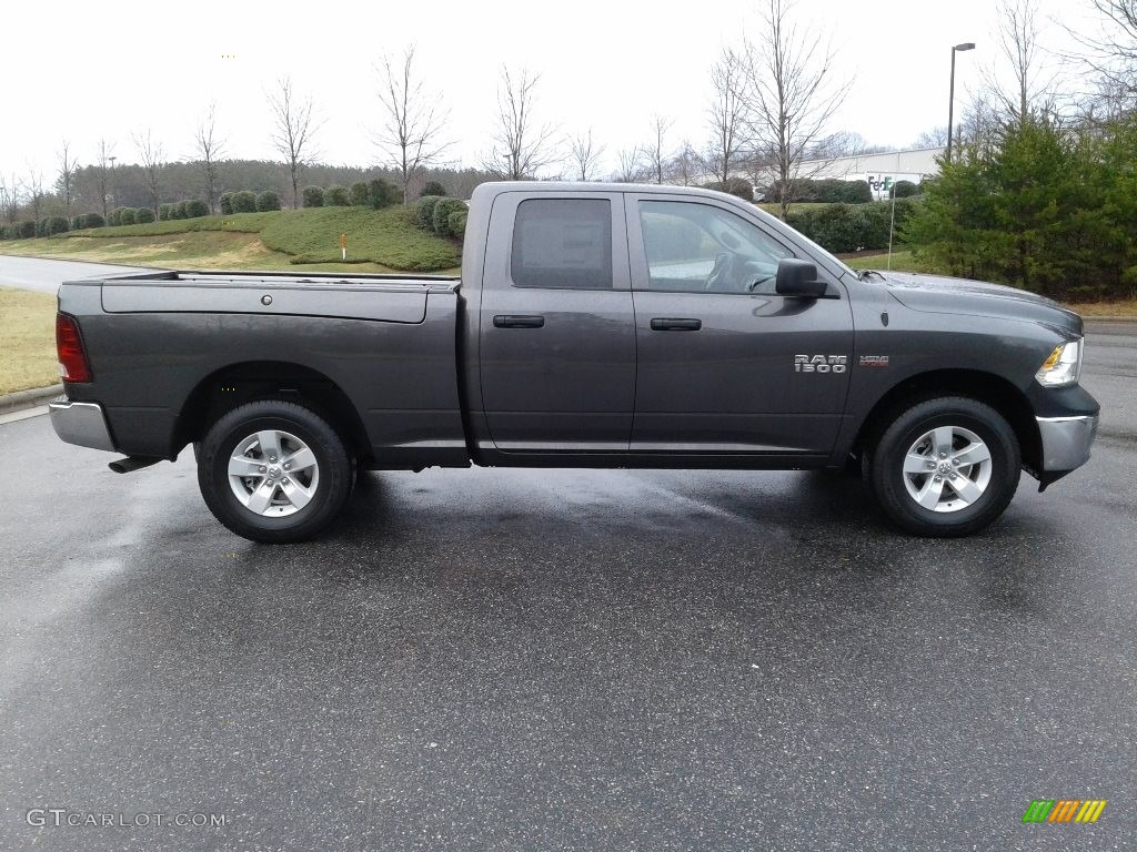 2018 1500 Express Quad Cab 4x4 - Granite Crystal Metallic / Black/Diesel Gray photo #7