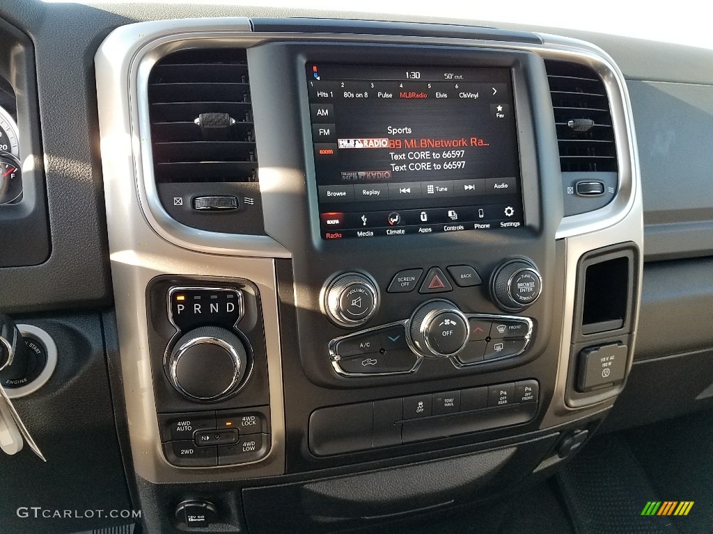 2018 1500 Big Horn Crew Cab 4x4 - True Blue Pearl / Black/Diesel Gray photo #10