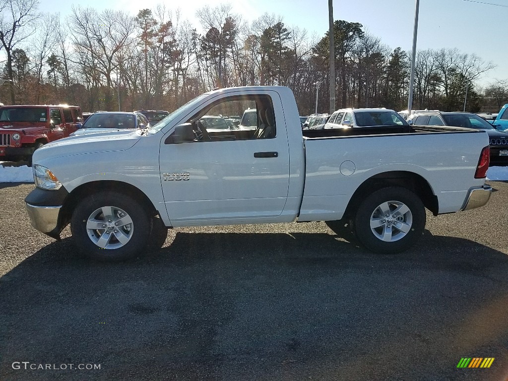 2018 1500 Tradesman Regular Cab - Bright White / Black/Diesel Gray photo #3