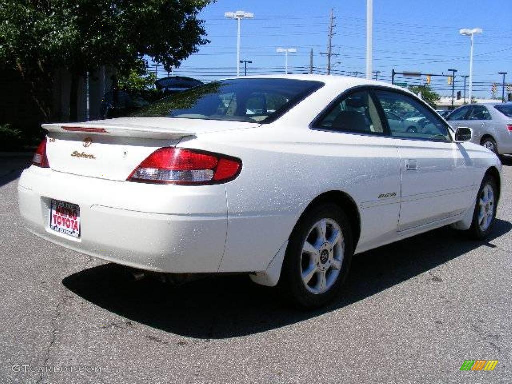 1999 Solara SLE V6 Coupe - White Diamond Pearl / Ivory photo #3
