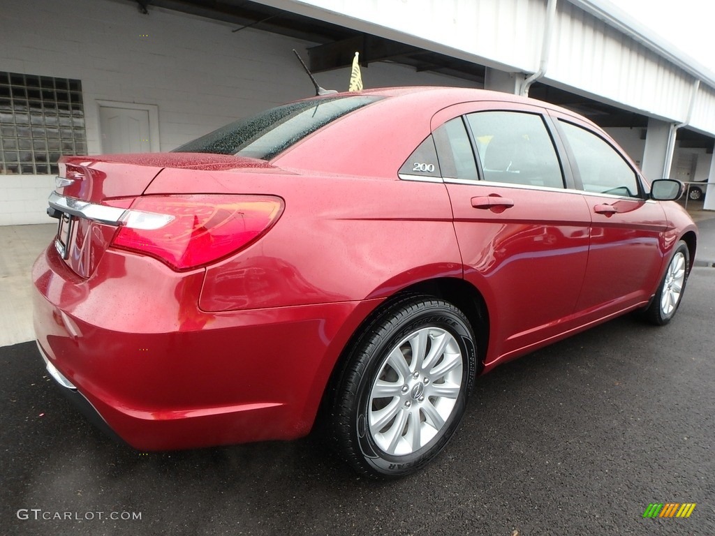 2012 200 Touring Sedan - Deep Cherry Red Crystal Pearl Coat / Black/Light Frost photo #3