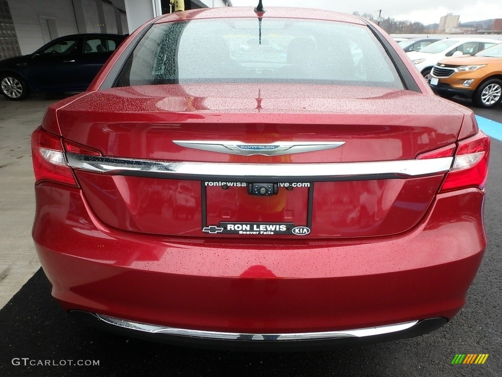 2012 200 Touring Sedan - Deep Cherry Red Crystal Pearl Coat / Black/Light Frost photo #4