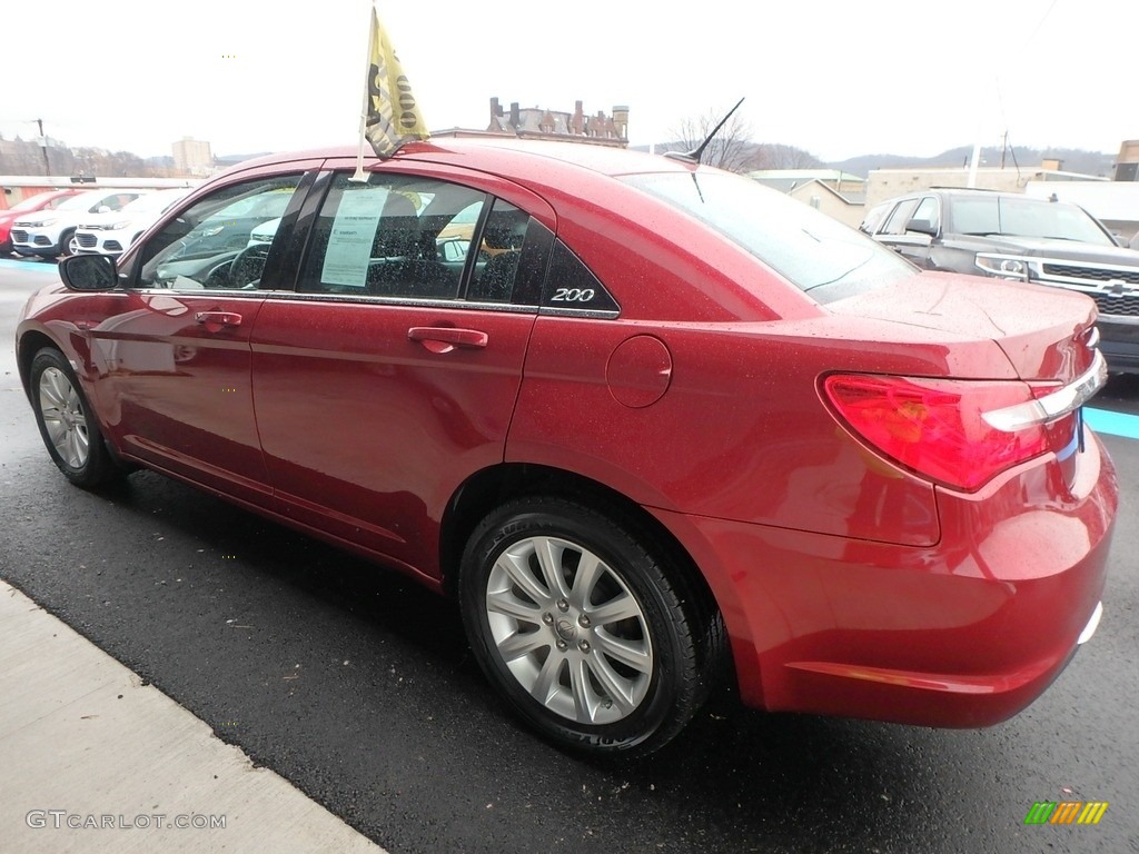 2012 200 Touring Sedan - Deep Cherry Red Crystal Pearl Coat / Black/Light Frost photo #5