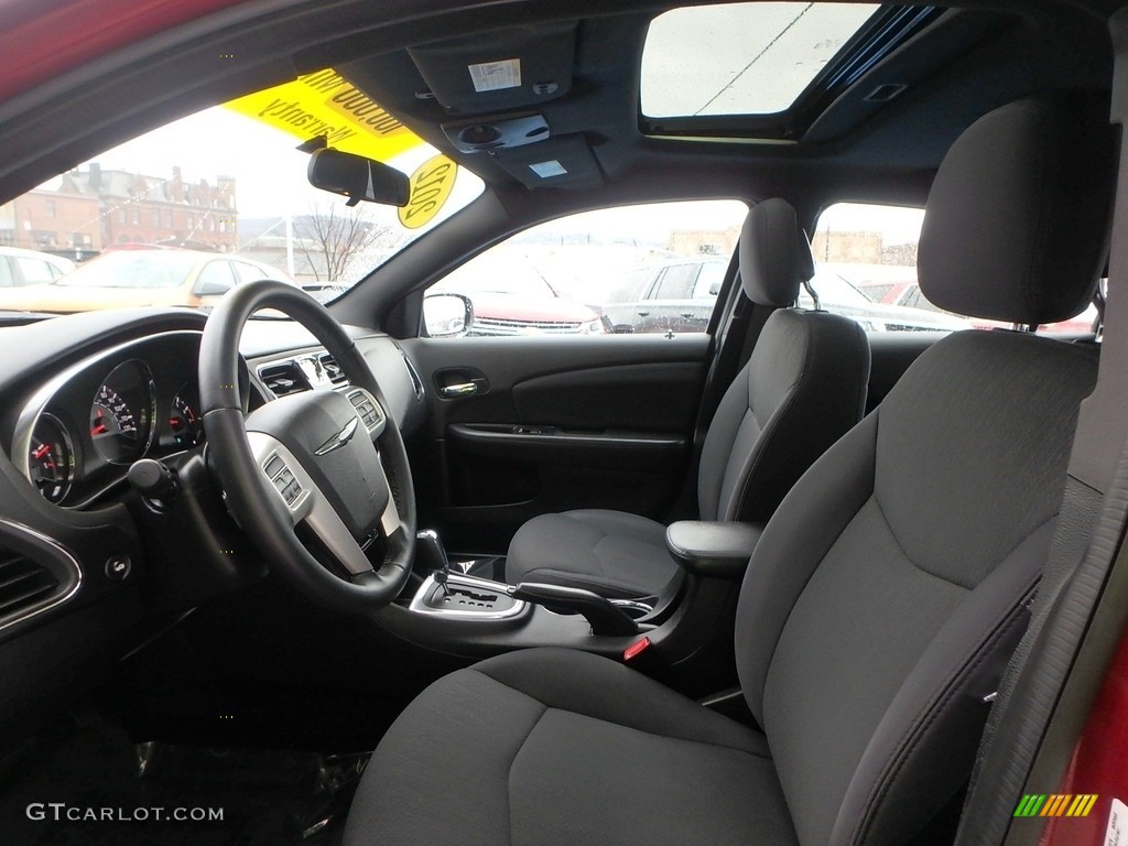 2012 200 Touring Sedan - Deep Cherry Red Crystal Pearl Coat / Black/Light Frost photo #10