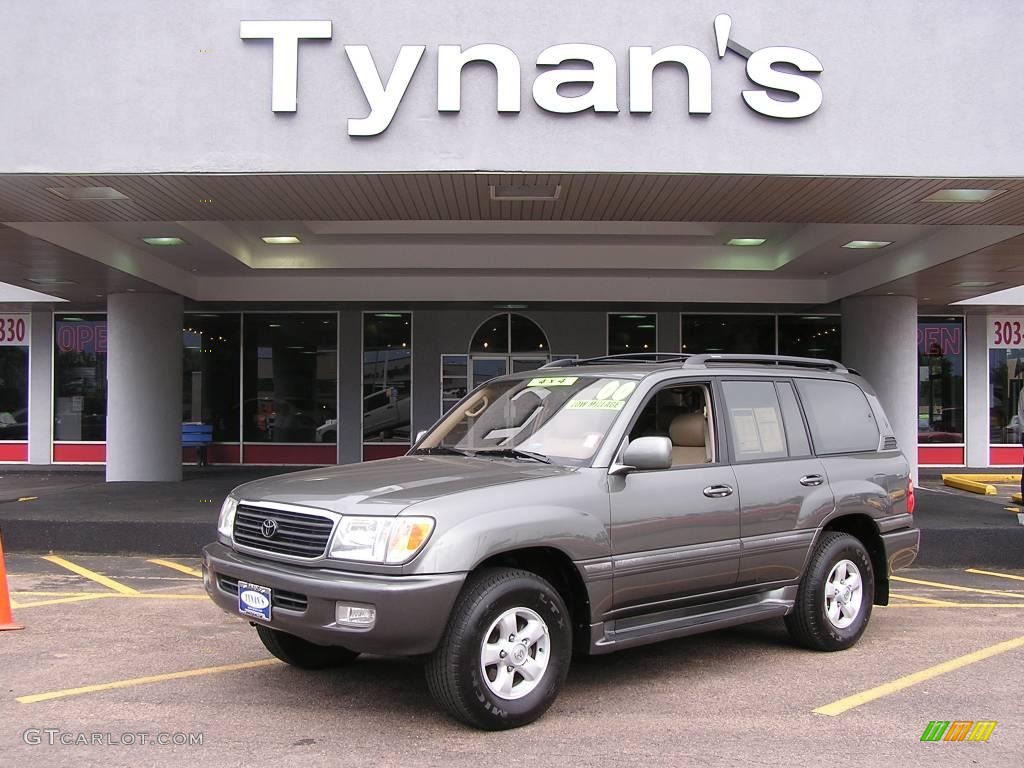 2000 Land Cruiser  - Riverock Green Metallic Mica / Oak photo #1