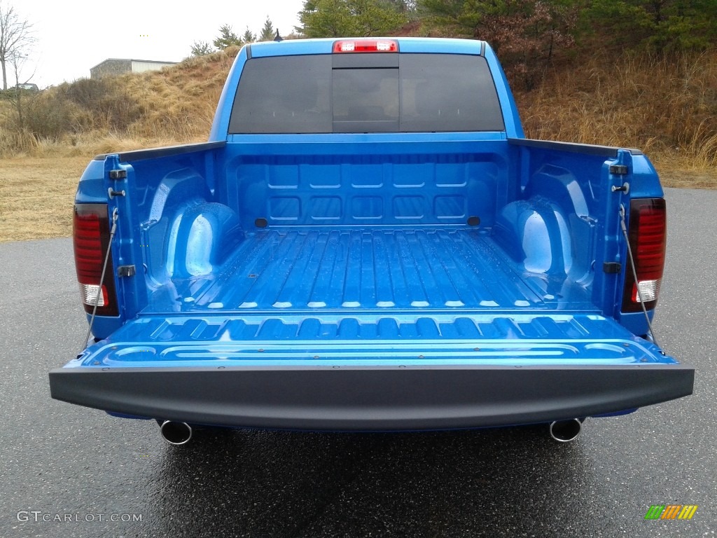 2018 1500 Night Crew Cab 4x4 - Hydro Blue Pearl / Black photo #12