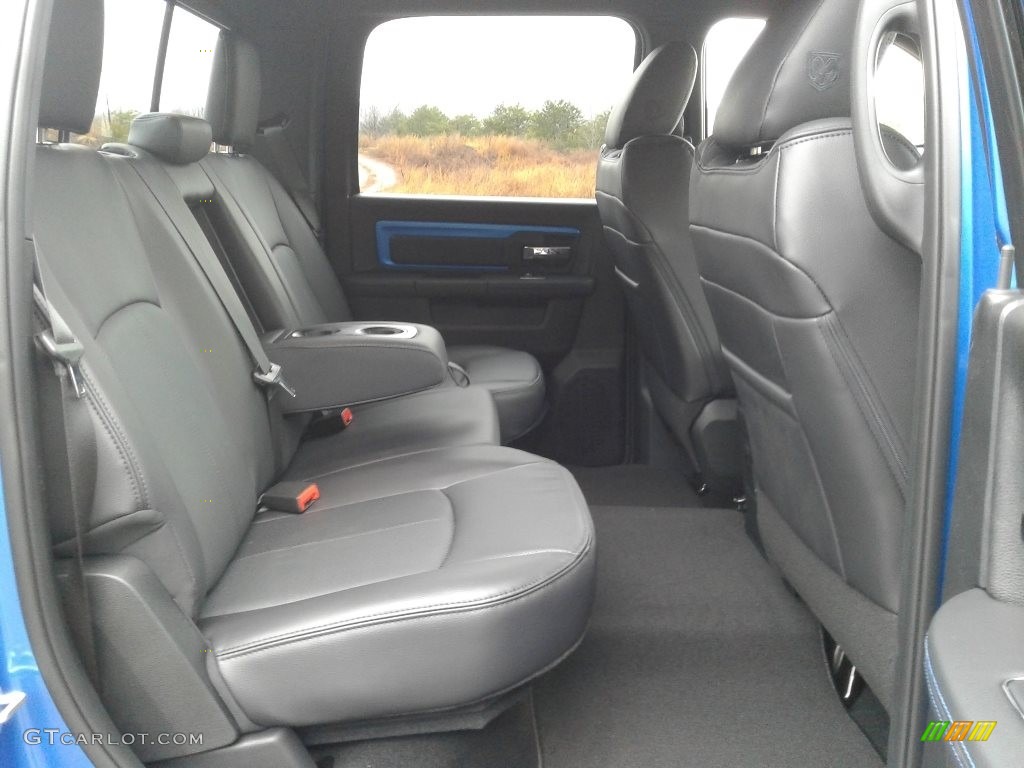 2018 1500 Night Crew Cab 4x4 - Hydro Blue Pearl / Black photo #13