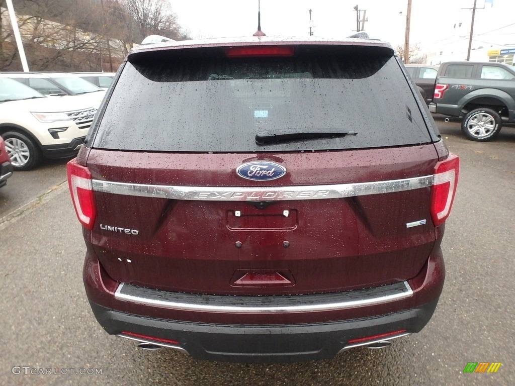 2018 Explorer Limited 4WD - Burgundy Velvet / Medium Stone photo #3