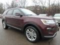 Burgundy Velvet 2018 Ford Explorer Limited 4WD Exterior