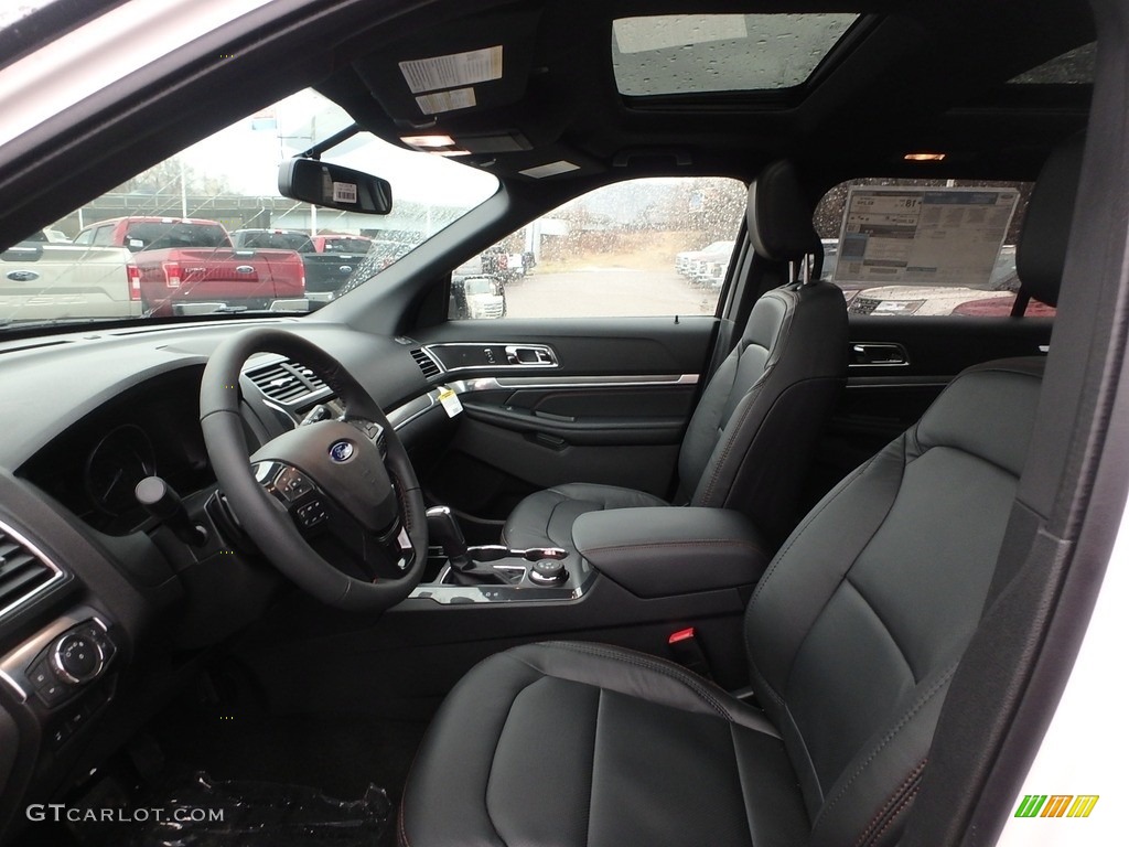 2018 Explorer Sport 4WD - White Platinum / Ebony Black photo #10