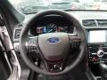 Ebony Black 2018 Ford Explorer Sport 4WD Steering Wheel