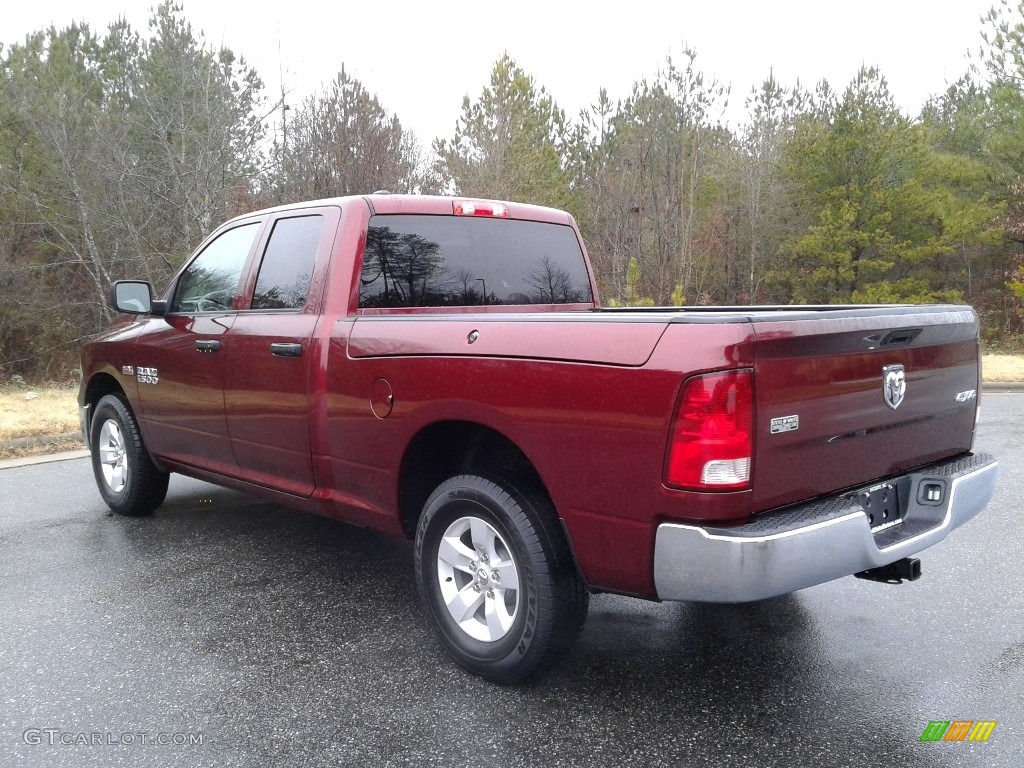 2018 1500 Express Quad Cab 4x4 - Delmonico Red Pearl / Black/Diesel Gray photo #8
