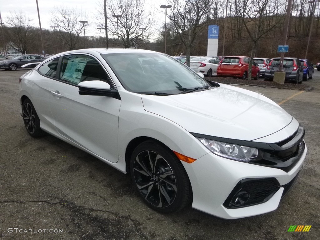 White Orchid Pearl 2018 Honda Civic Si Coupe Exterior Photo #124874308