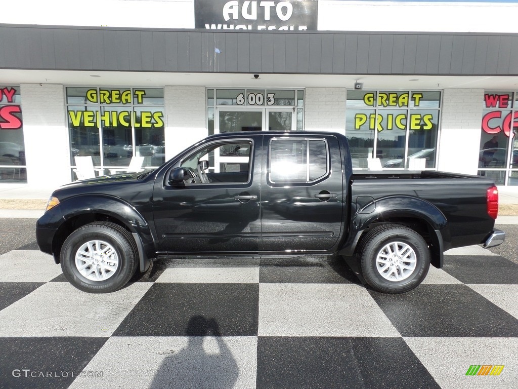 2017 Frontier SV Crew Cab 4x4 - Magnetic Black / Steel photo #1