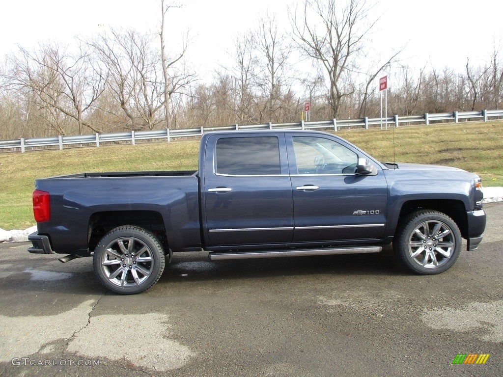 2018 Silverado 1500 LTZ Crew Cab 4x4 - Centennial Blue Metallic / Jet Black photo #2