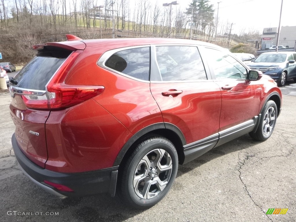 2018 CR-V EX AWD - Molten Lava Pearl / Ivory photo #4