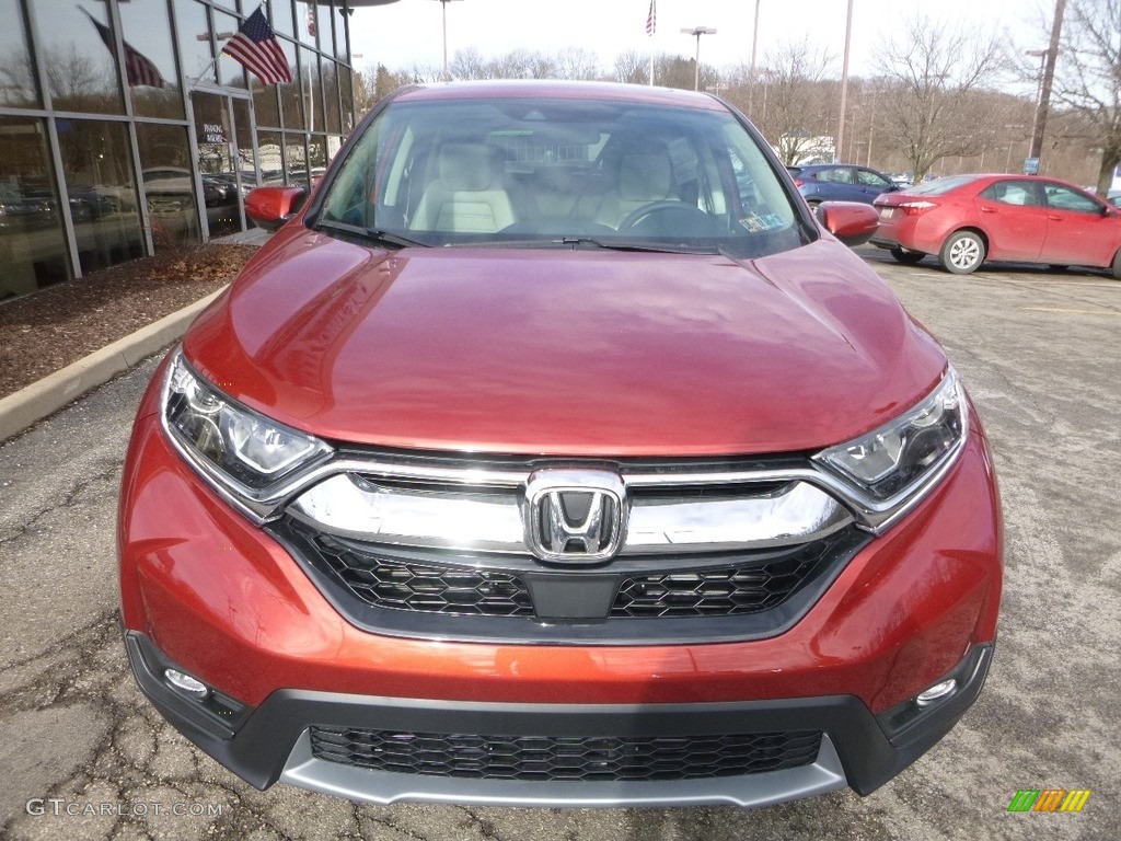 2018 CR-V EX AWD - Molten Lava Pearl / Ivory photo #6