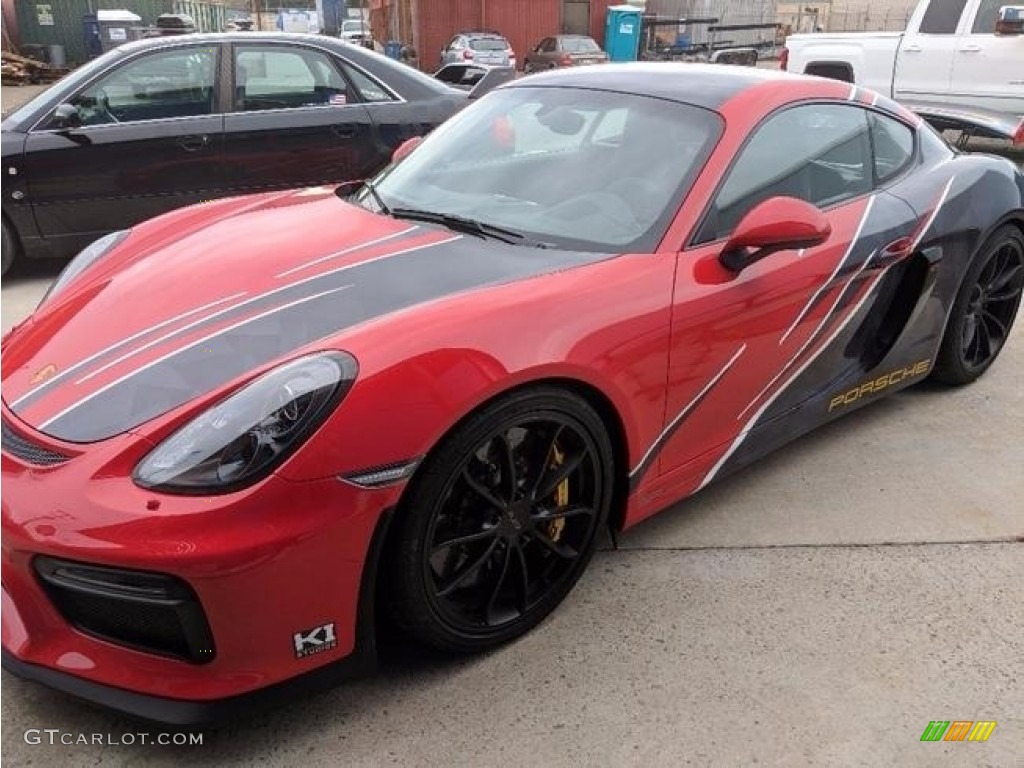 2016 Cayman GT4 - Guards Red / Black photo #1