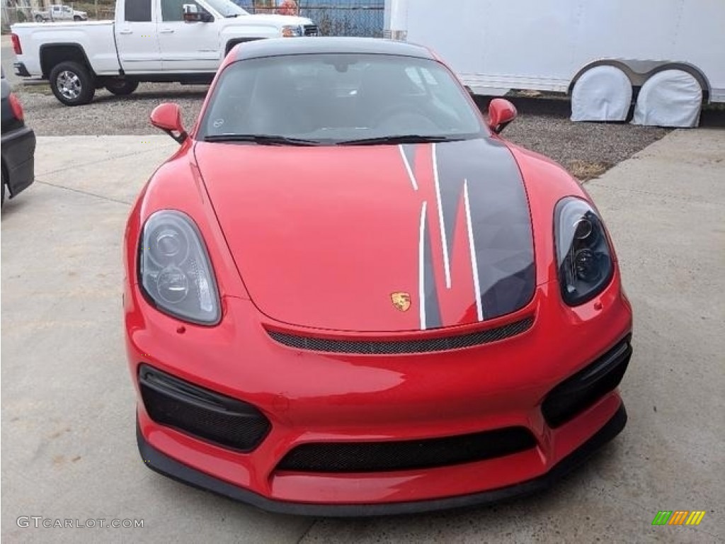2016 Cayman GT4 - Guards Red / Black photo #6
