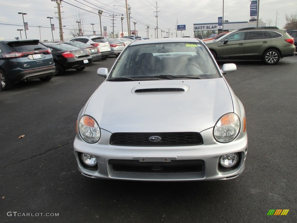 2003 Impreza WRX Sedan - Platinum Silver Metallic / Black photo #3