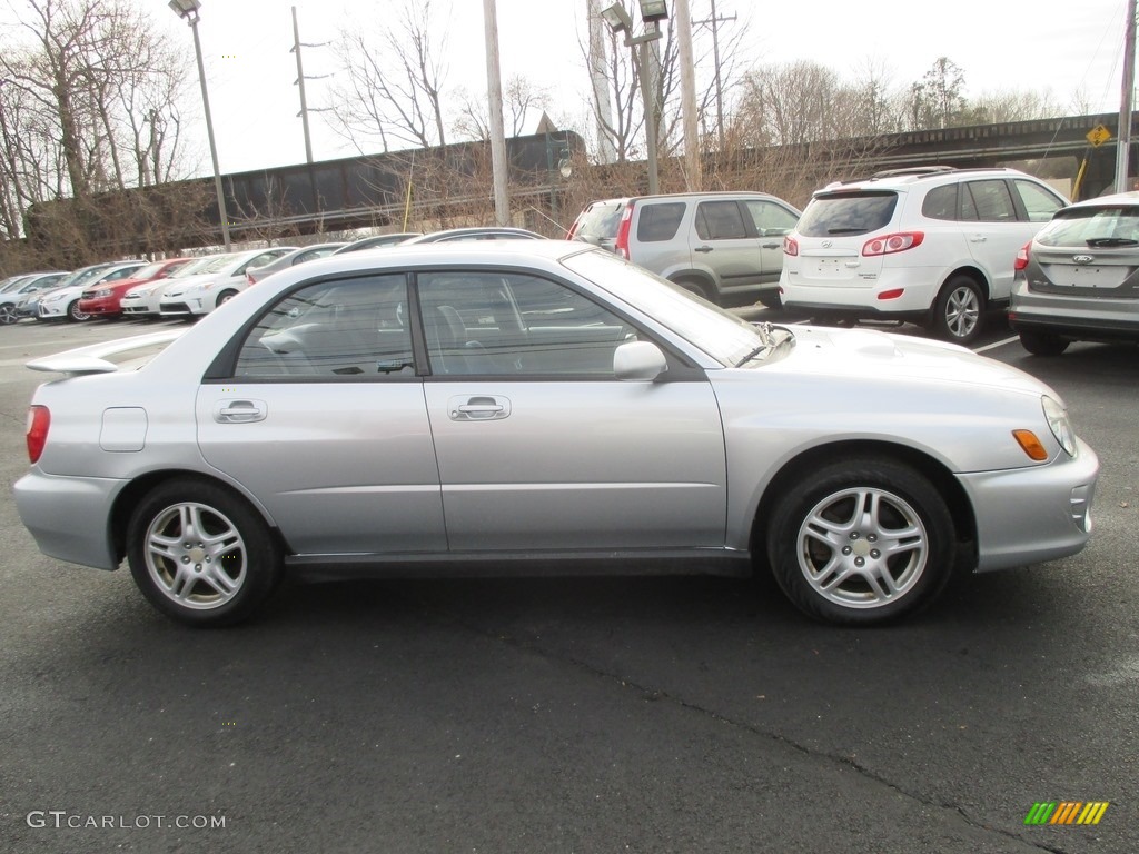 2003 Impreza WRX Sedan - Platinum Silver Metallic / Black photo #5