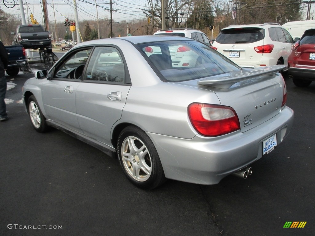 2003 Impreza WRX Sedan - Platinum Silver Metallic / Black photo #8