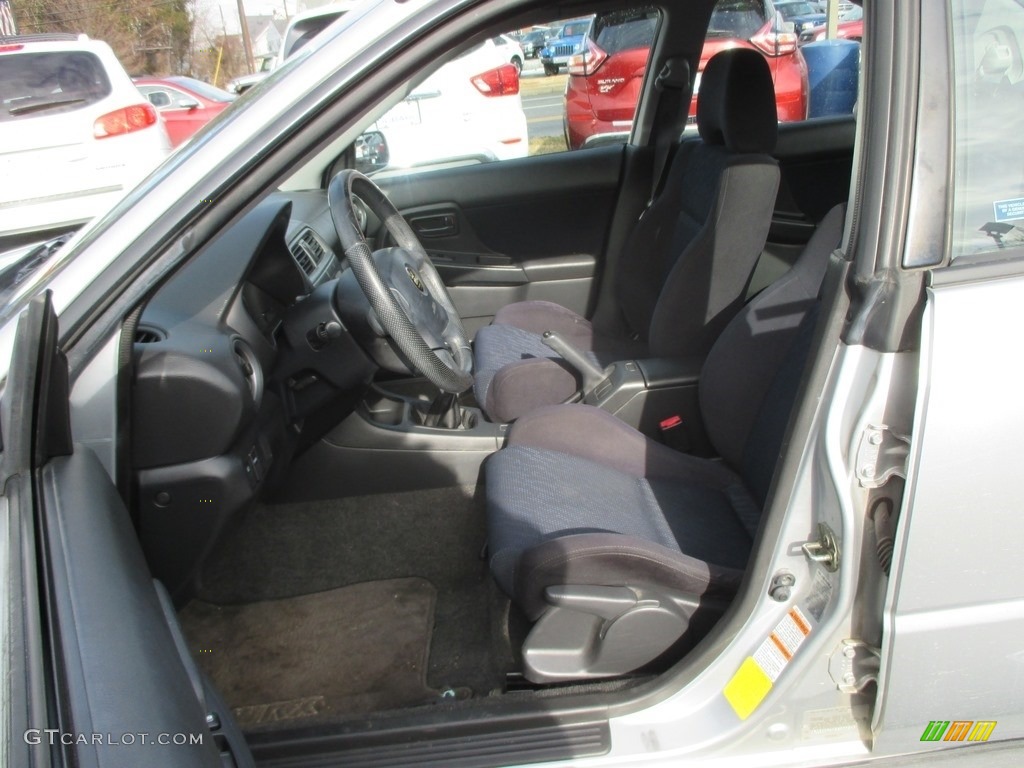 2003 Impreza WRX Sedan - Platinum Silver Metallic / Black photo #12