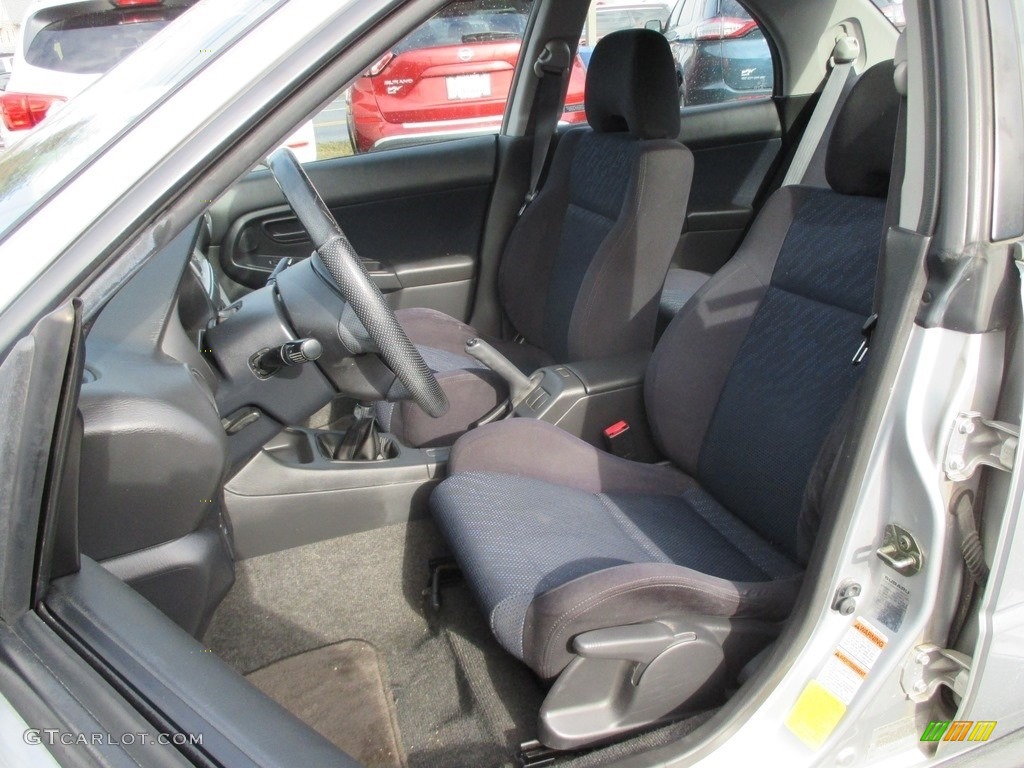 2003 Impreza WRX Sedan - Platinum Silver Metallic / Black photo #15