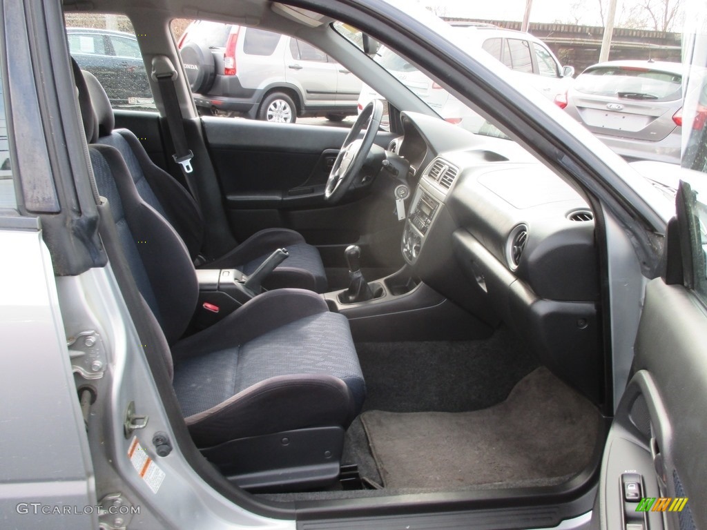 2003 Impreza WRX Sedan - Platinum Silver Metallic / Black photo #17