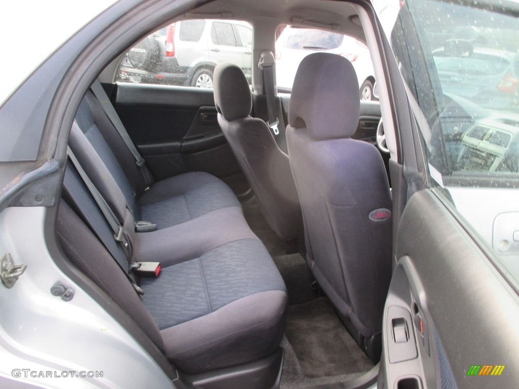2003 Impreza WRX Sedan - Platinum Silver Metallic / Black photo #18