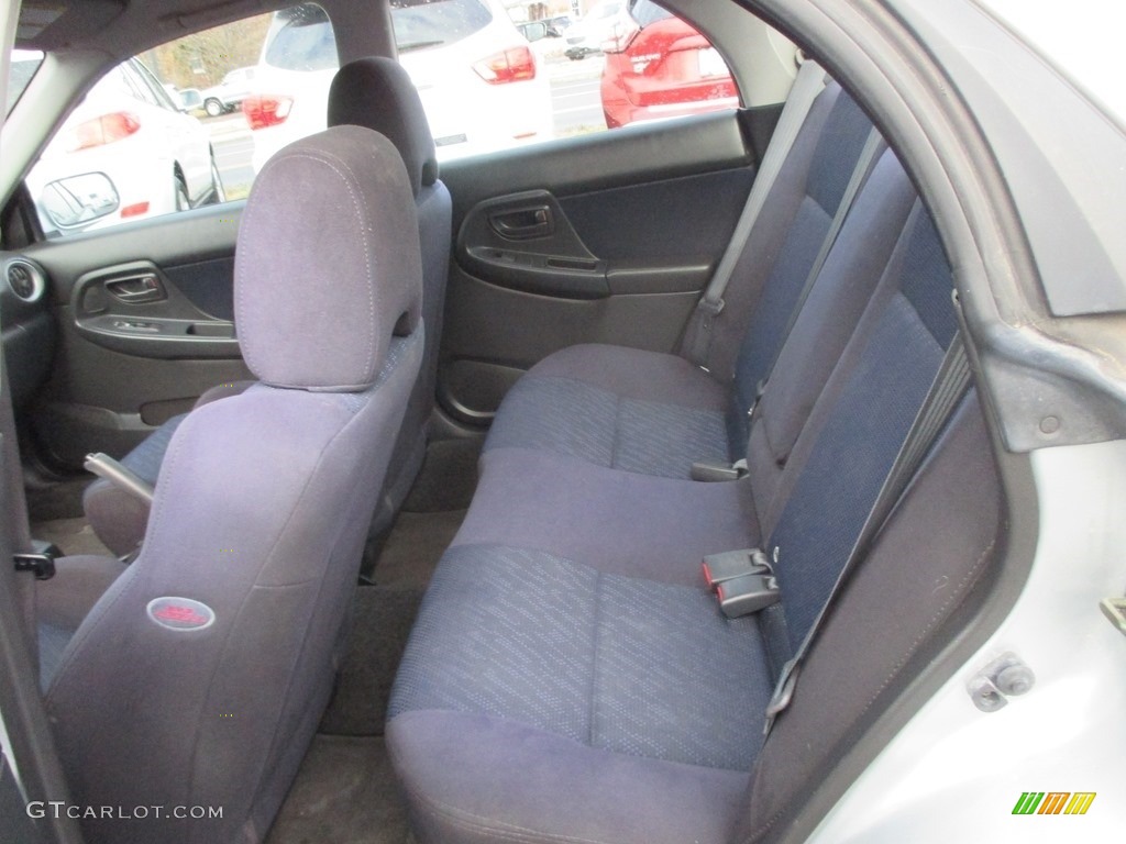 2003 Impreza WRX Sedan - Platinum Silver Metallic / Black photo #19
