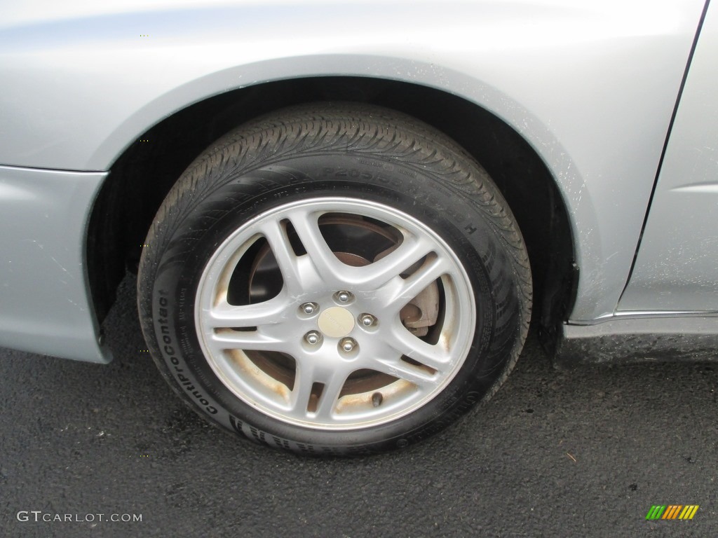 2003 Impreza WRX Sedan - Platinum Silver Metallic / Black photo #20