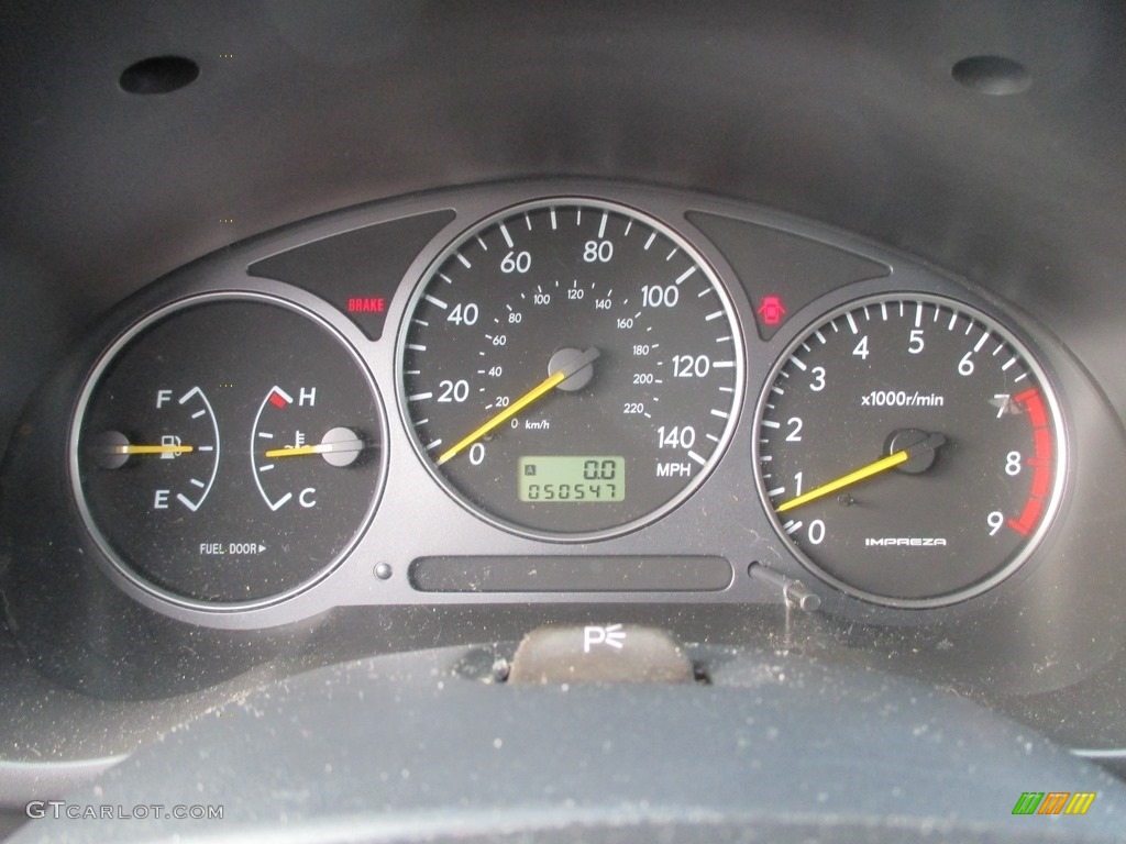 2003 Impreza WRX Sedan - Platinum Silver Metallic / Black photo #25