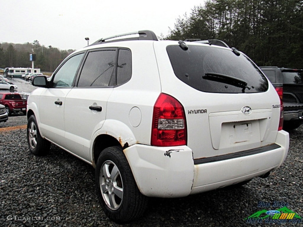 2005 Tucson GL - Nordic White / Gray photo #3