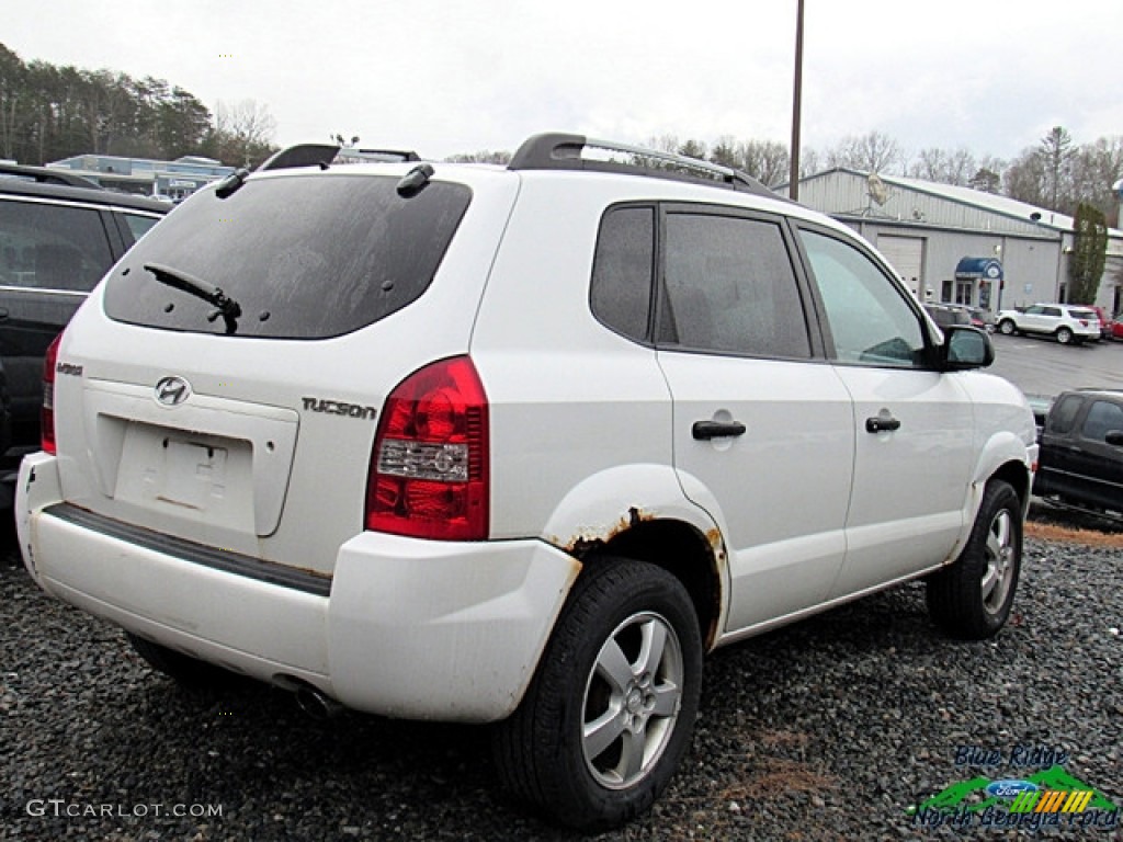 2005 Tucson GL - Nordic White / Gray photo #4